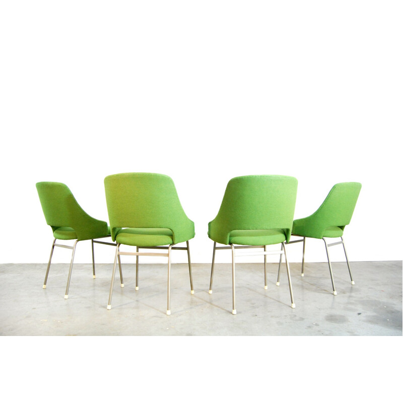 Vintage set of 4 FM32 dining chairs by Cees Braakman for Pastoe - 1970s