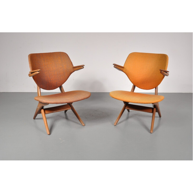 Set of two vintage Pelican chairs - 1950s