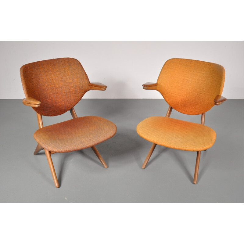 Set of two vintage Pelican chairs - 1950s