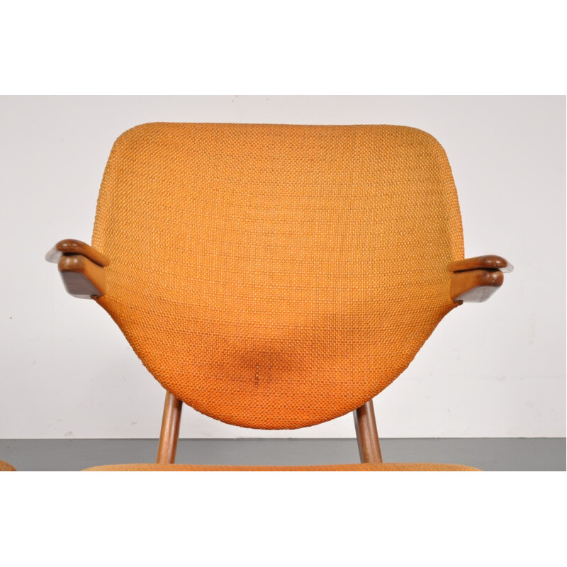 Suite de deux chaises Pelican vintage - 1950