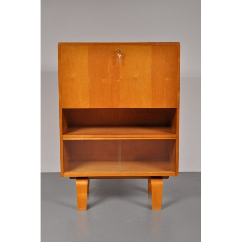 Vintage birch cabinet - 1950s