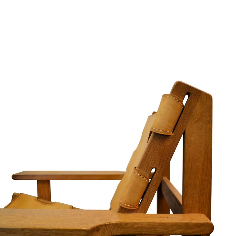Paire de fauteuils vintages en chêne d'Erling Jessen - 1960