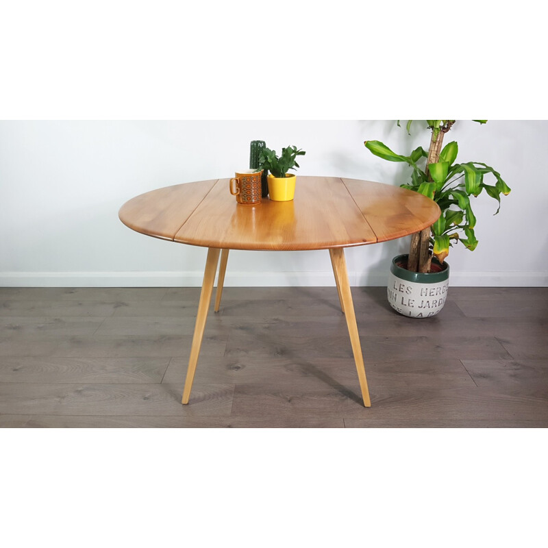 Vintage Drop Leaf Table by Lucian Ercolani for Ercol - 1960s