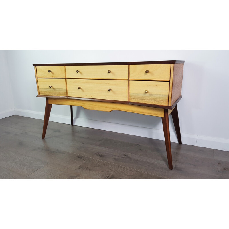 Vintage teak Dresser by Alfred Cox for AC Furniture - 1950s