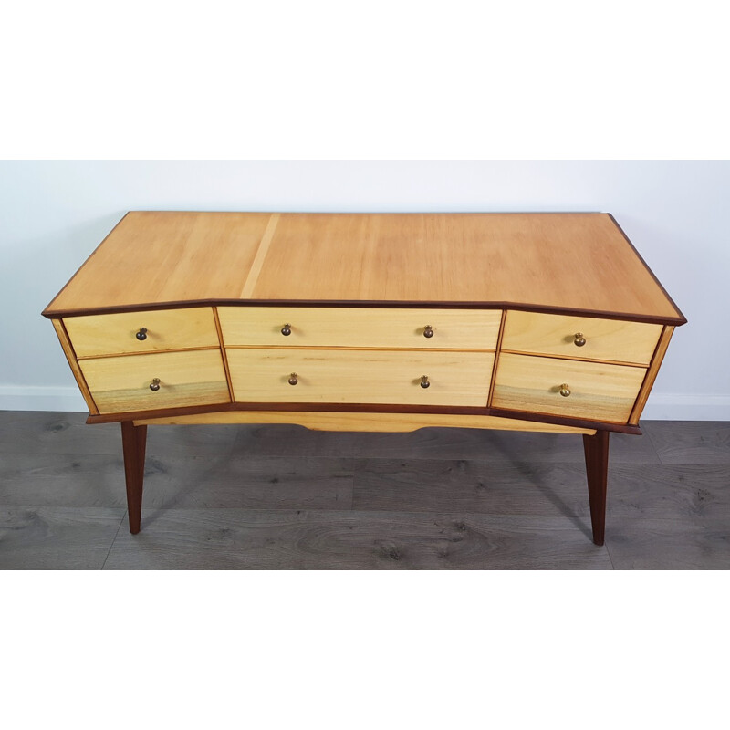 Vintage teak Dresser by Alfred Cox for AC Furniture - 1950s