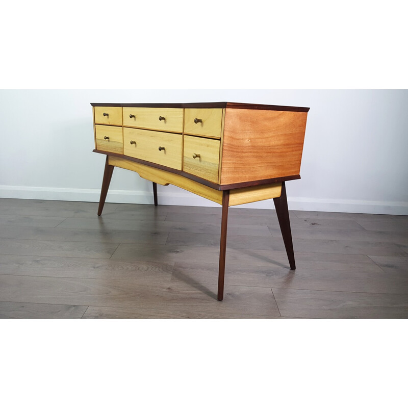 Vintage teak Dresser by Alfred Cox for AC Furniture - 1950s
