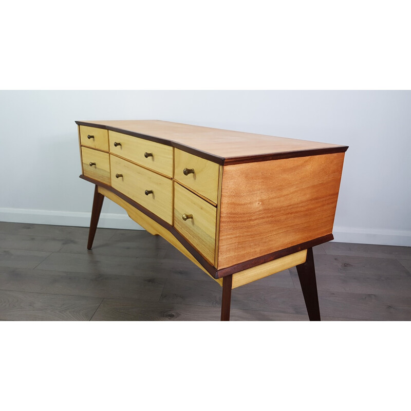 Vintage teak Dresser by Alfred Cox for AC Furniture - 1950s