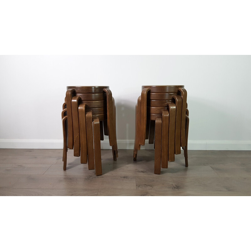 Vintage Stacking Stools by Thygesen & Sørensen for Magnus Olesen - 1980s