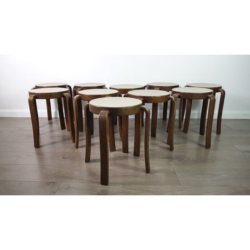 Vintage Stacking Stools by Thygesen & Sørensen for Magnus Olesen - 1980s