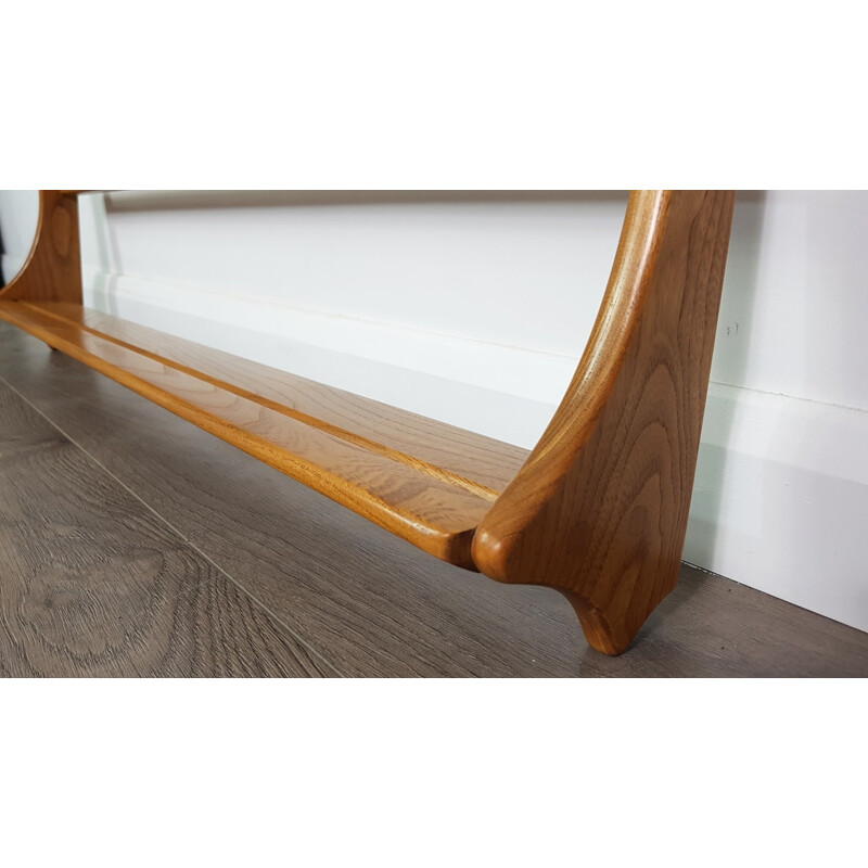 Vintage Elm Open Plate Rack by Lucian Ercolani for Ercol - 1970s