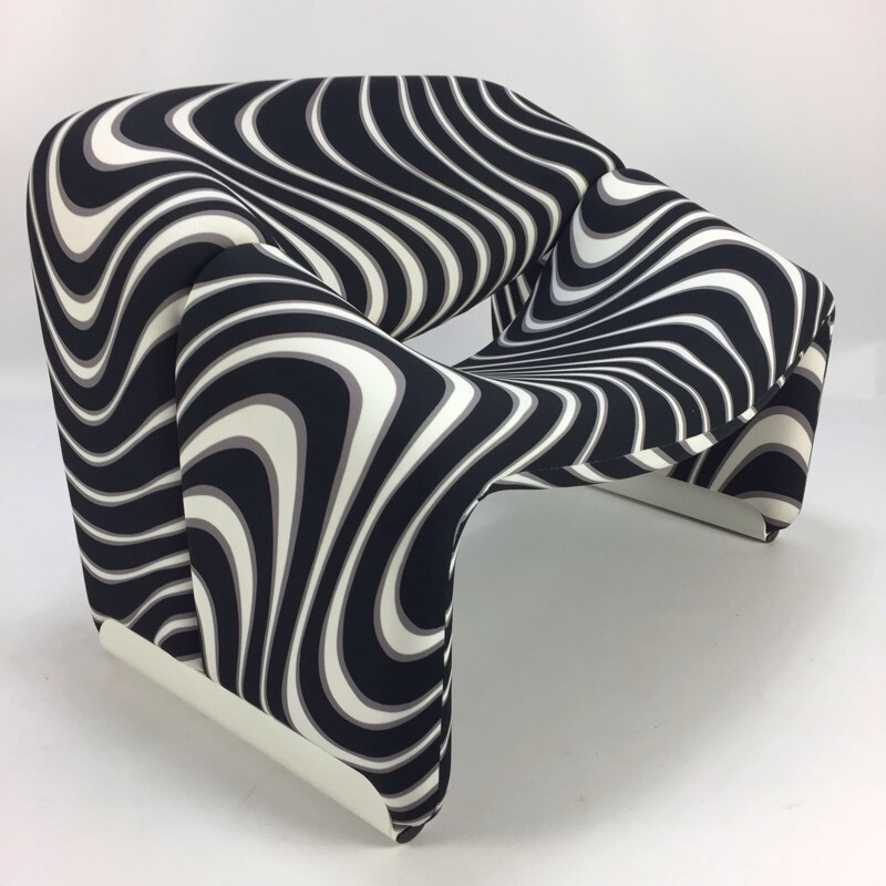 Vintage Groovy F598 Armchair by Pierre Paulin for Artifort - 1980s