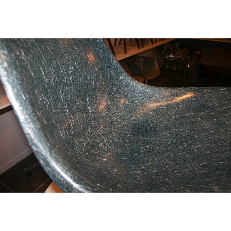 Chaise à bascule RKR bleue, EAMES - 1960