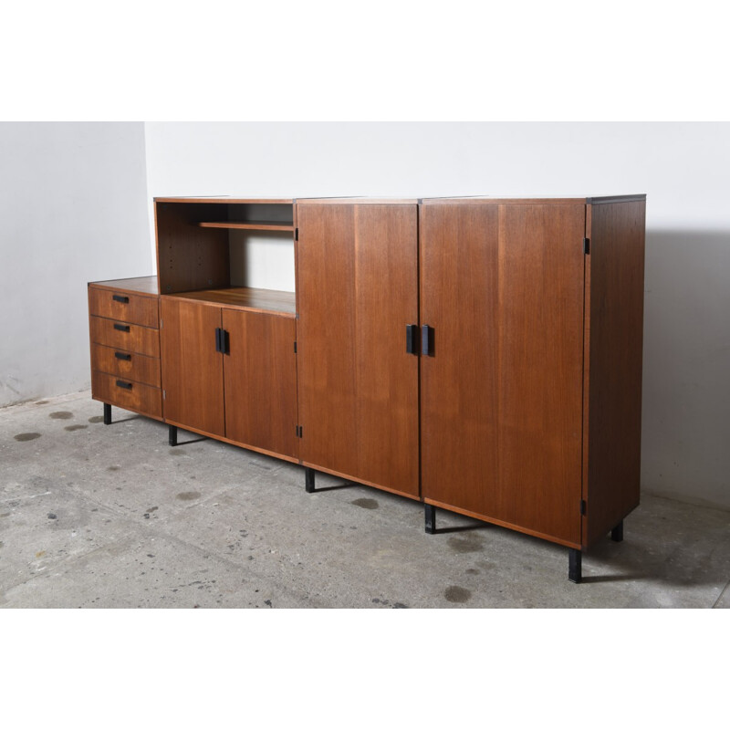 Vintage teak sideboard by Cees Braakman for UMS Pastoe - 1950s