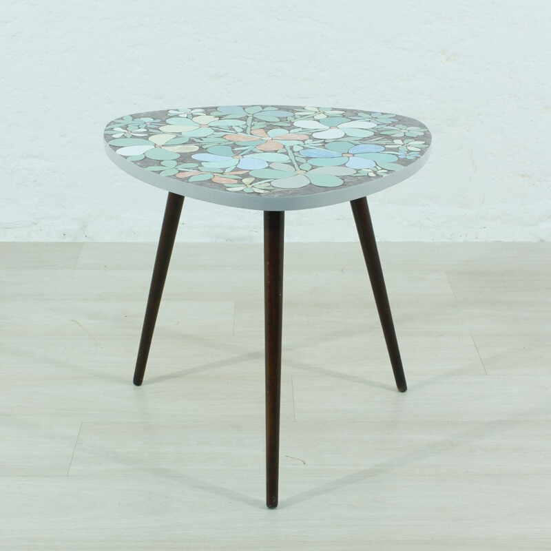 Vintage coffee table with tiles - 1950s