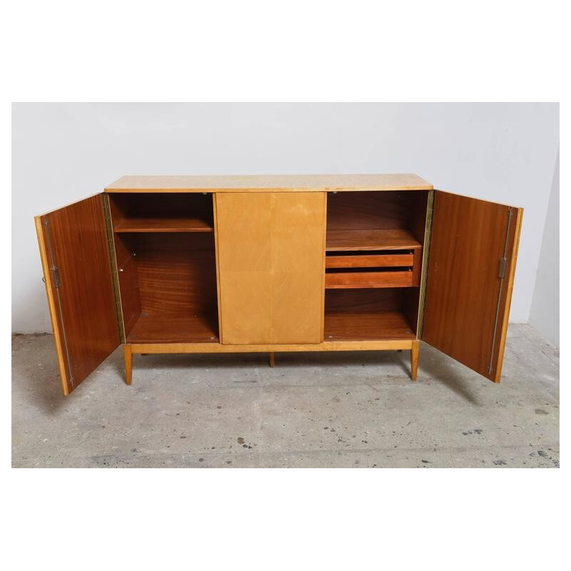 Vintage sideboard made of satinwood - 1950s