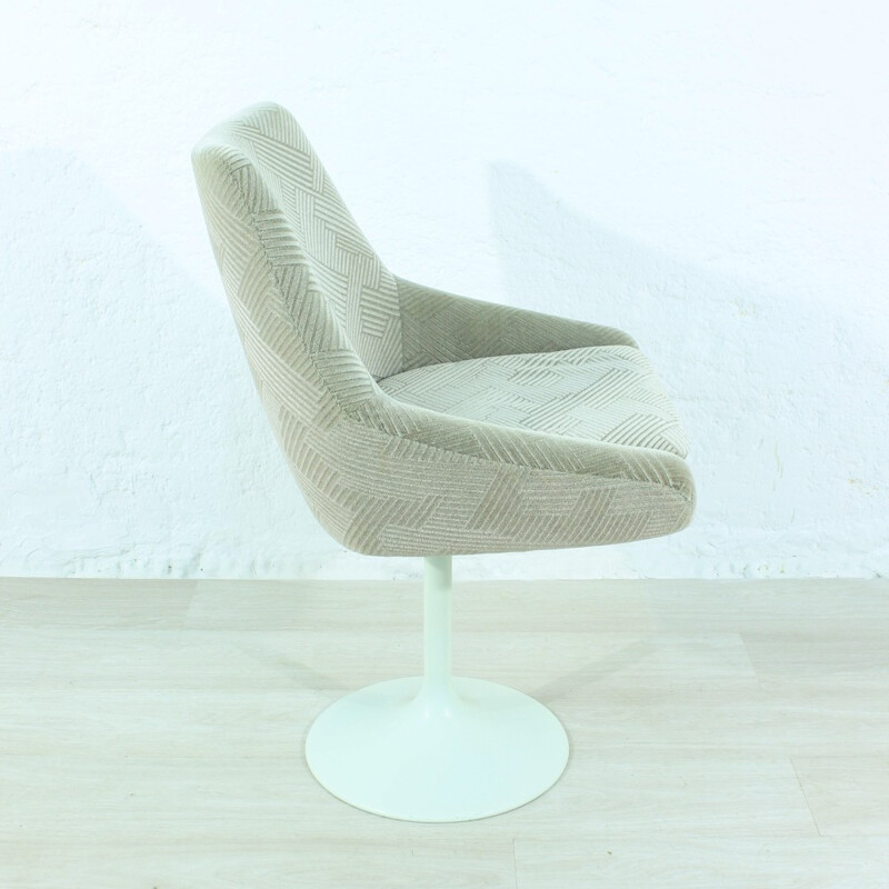 Chaise Tulipe beige vintage - 1970