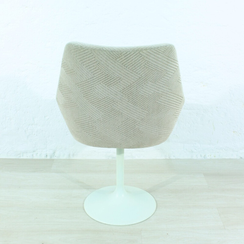 Vintage beige Tulip chair - 1970s