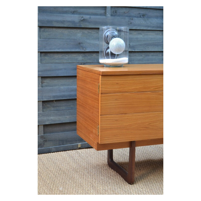 Vintage Minimalist sideboard manufactured by Uniflex - 1960s