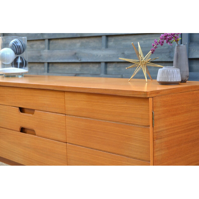 Vintage Minimalist sideboard manufactured by Uniflex - 1960s