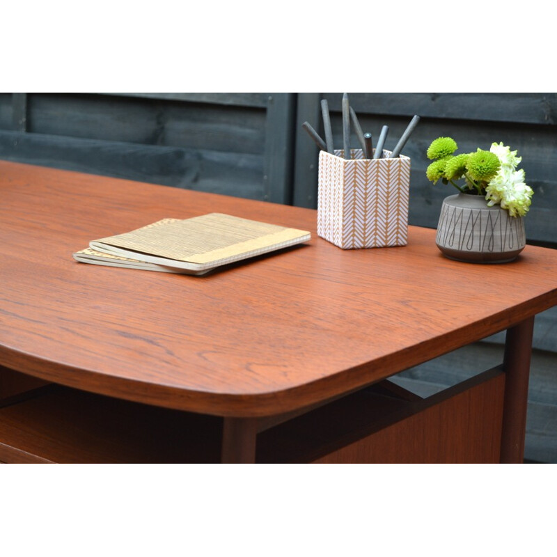 Vintage double-sided Danish desk - 1960s