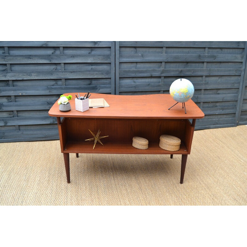 Vintage double-sided Danish desk - 1960s