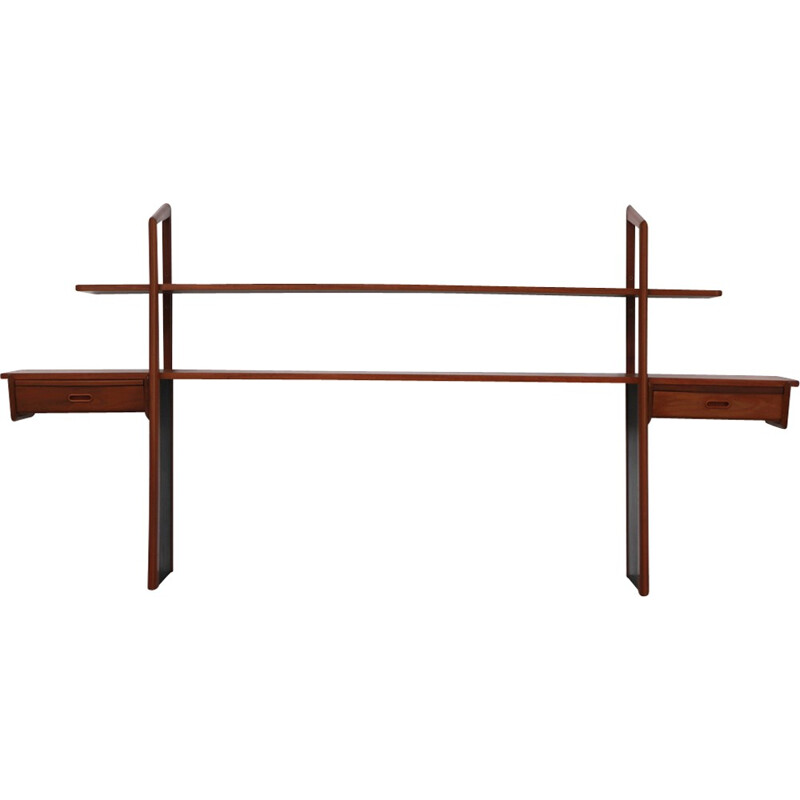 Vintage Scandinavian wall shelf - 1960s