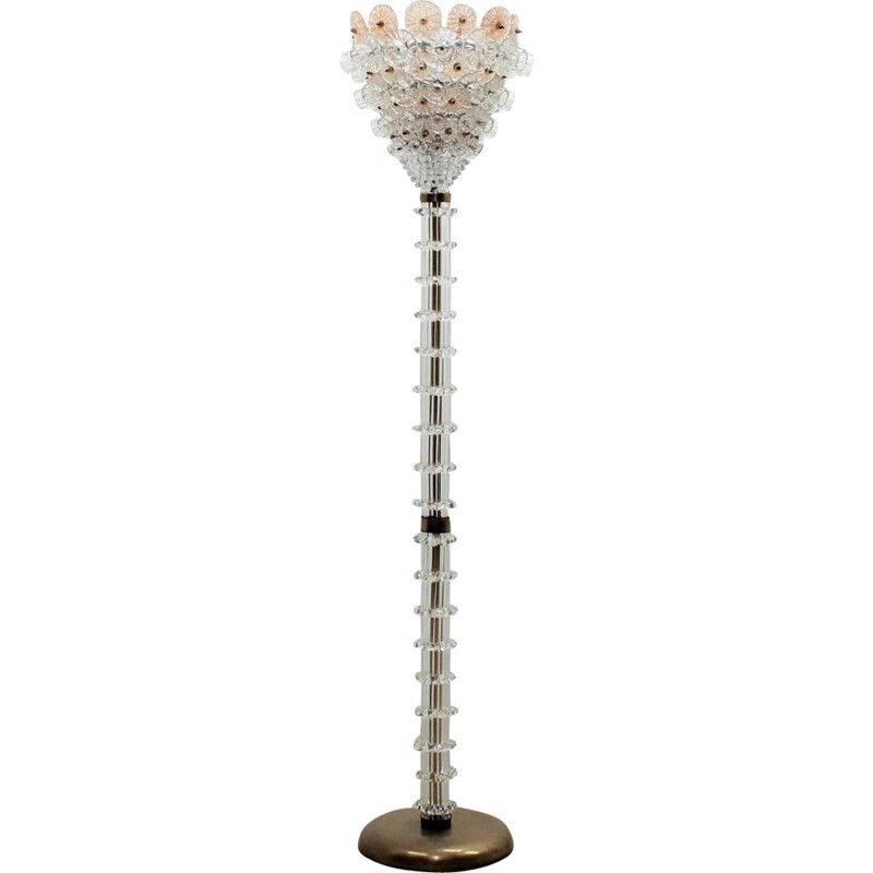 Vintage Murano Glass Floor Lamp by Ercole Barovier - 1930s