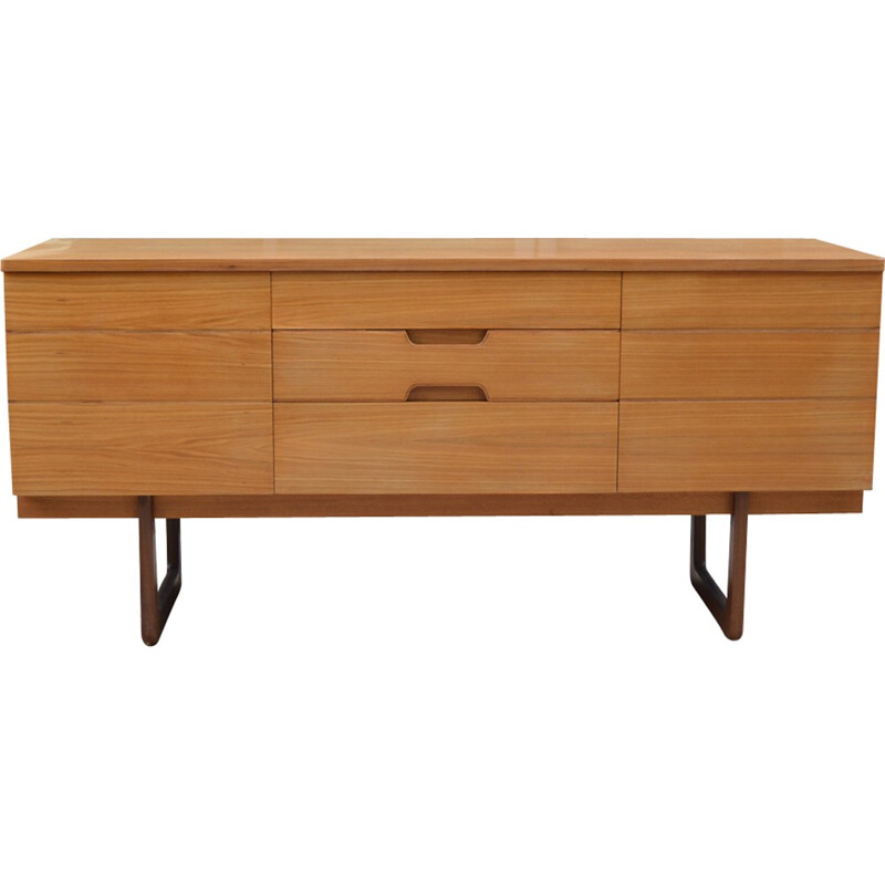 Vintage Minimalist sideboard manufactured by Uniflex - 1960s