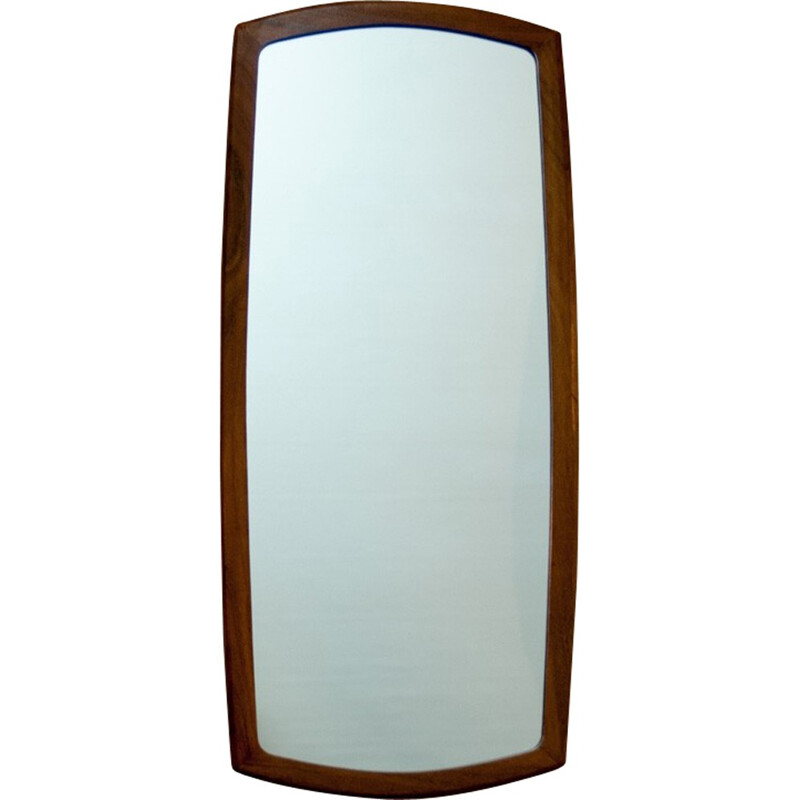 Vintage Scandinavian flared mirror - 1960s