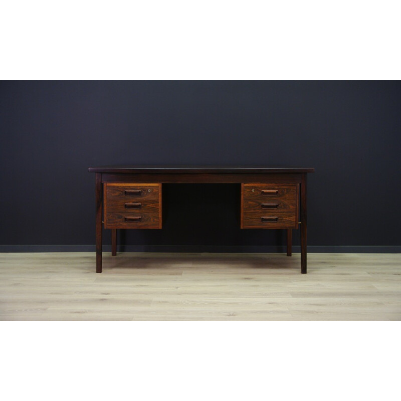 Vintage writing desk in rosewood - 1960s