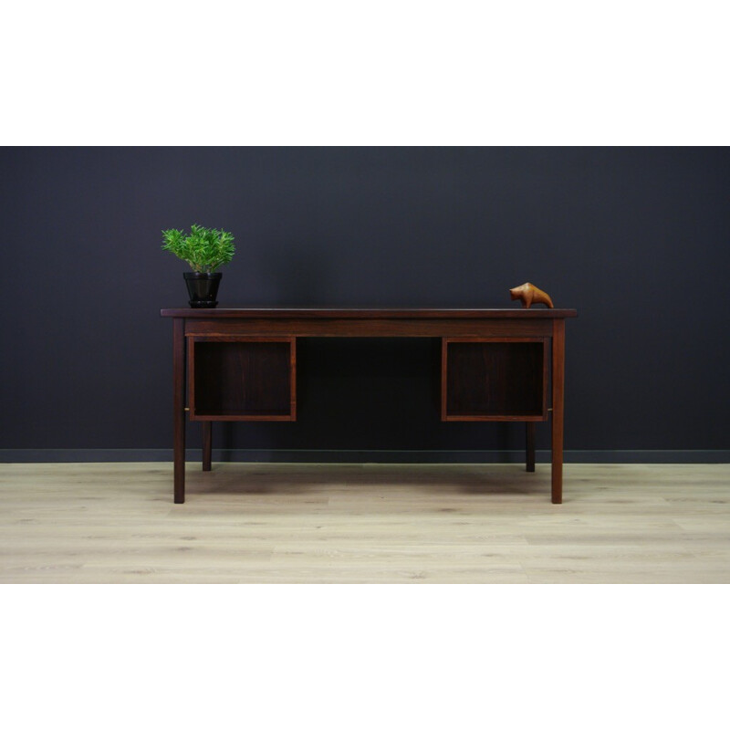 Vintage writing desk in rosewood - 1960s