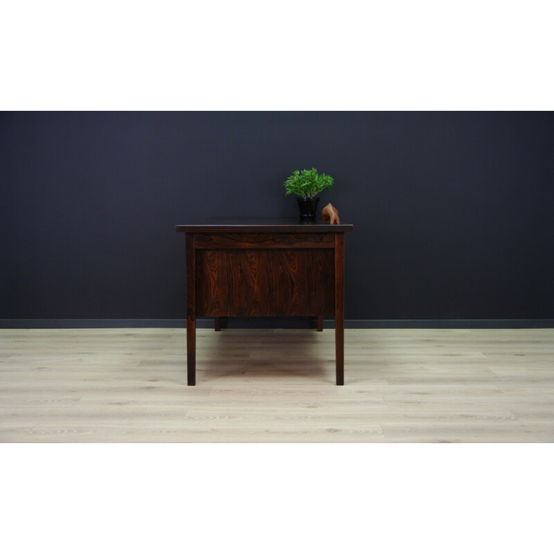 Vintage writing desk in rosewood - 1960s