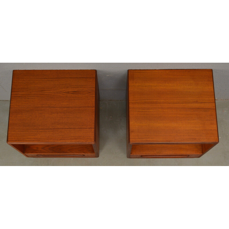 Set of 2 vintage BedSide Cabinets by G Plan - 1970s