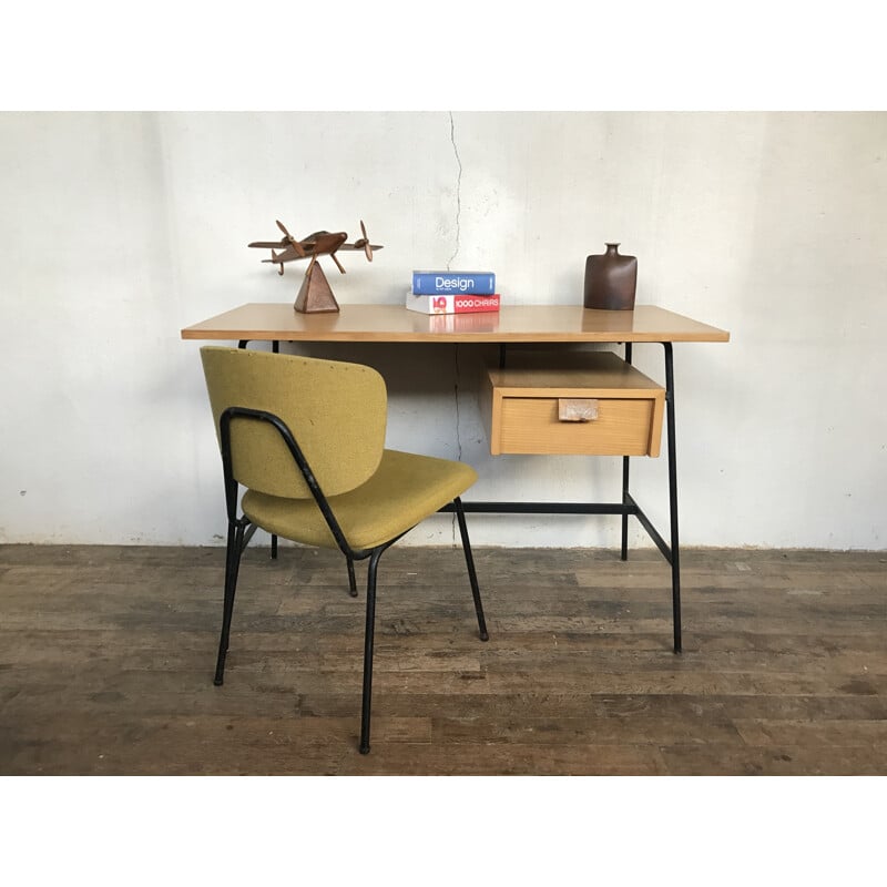 Vintage Desk by Pierre Paulin for Thonet - 1950s