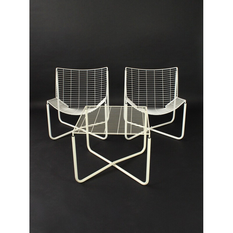 Set of 2 chairs and table Järpen by Niels Gammelgaard for Ikea Sweden - 1980s