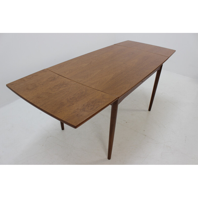 Table extensible vintage en teck danois - 1960 