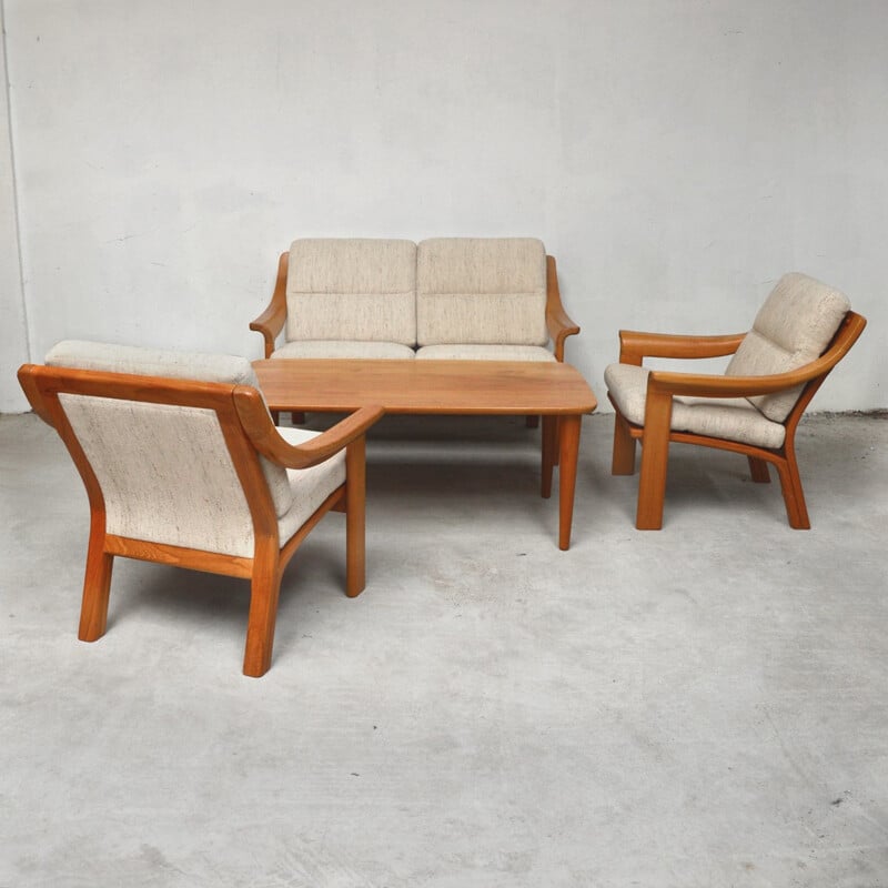 Ensemble de salon vintage par Poul Jeppesen - 1960