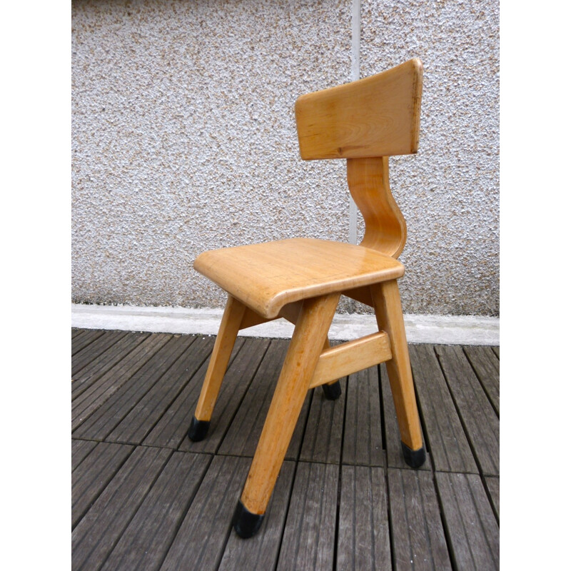 Chaises vintage enfant Hollandaises - années 60.