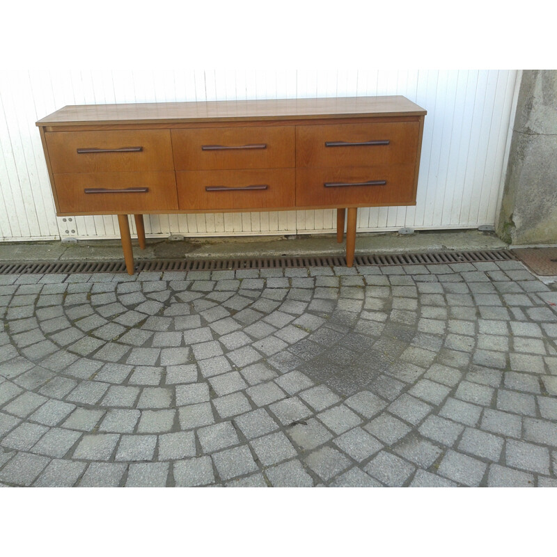 Commode vintage en teck - 1960