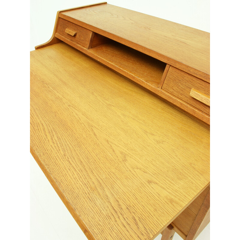 Danish Oak Wood Lady Desk Model 70 by Arne Wahl Iversen for Vinde Møbelfabrik - 1960s