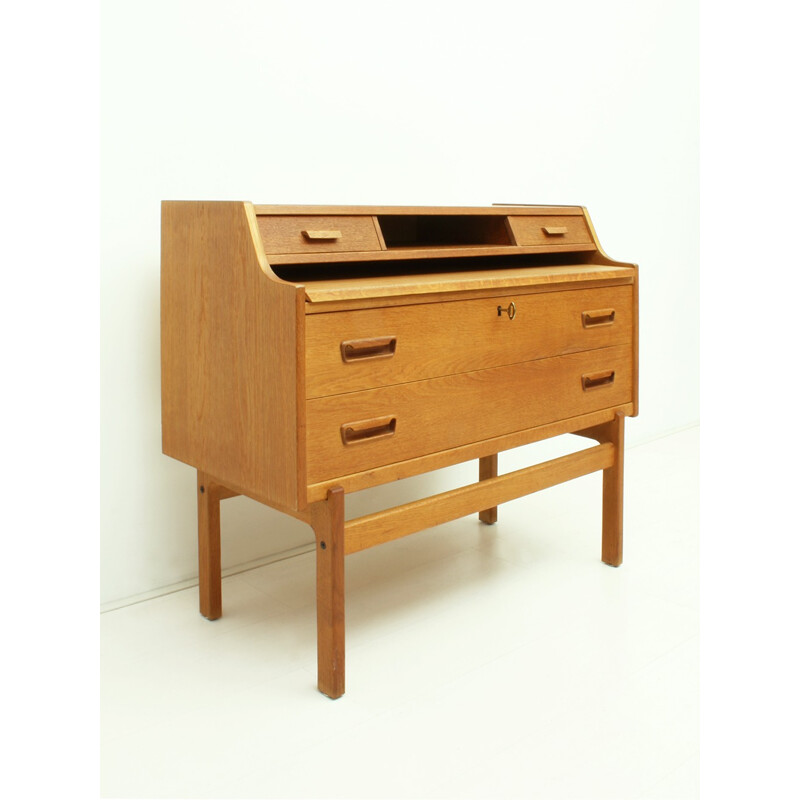 Danish Oak Wood Lady Desk Model 70 by Arne Wahl Iversen for Vinde Møbelfabrik - 1960s