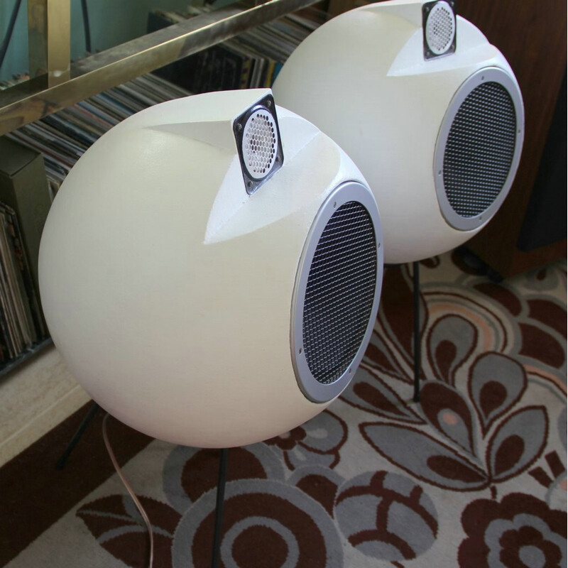 Set of 2 vintage BS 402 speakers by Elipson - 1970s