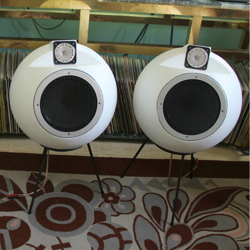 Set of 2 vintage BS 402 speakers by Elipson - 1970s