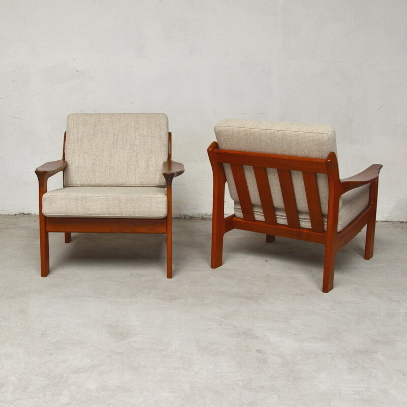 Danish vintage Teak Lounge Set by Mikael Laursen - 1960s