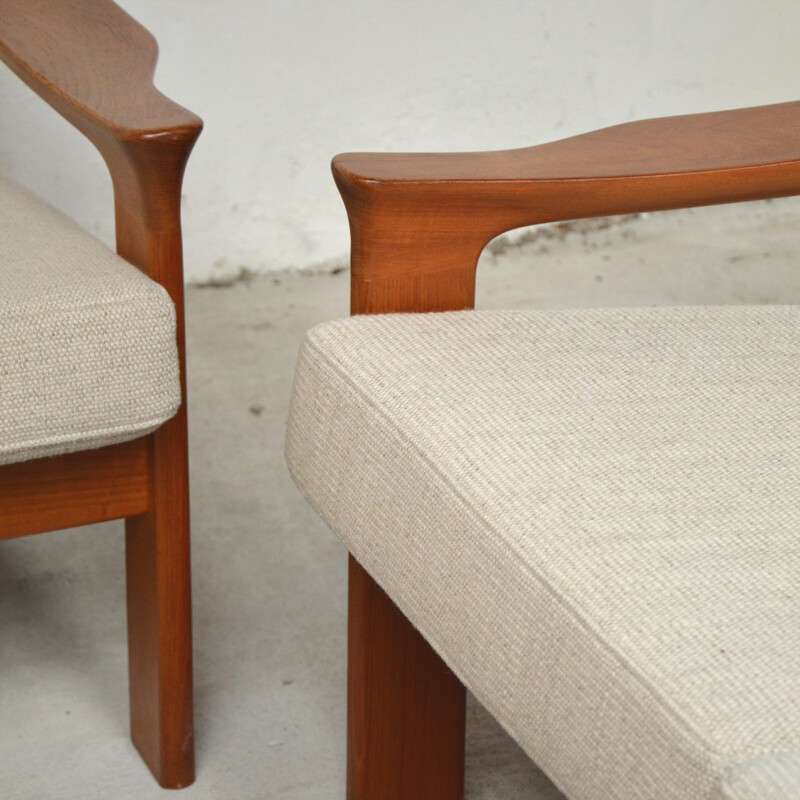 Danish vintage Teak Lounge Set by Mikael Laursen - 1960s