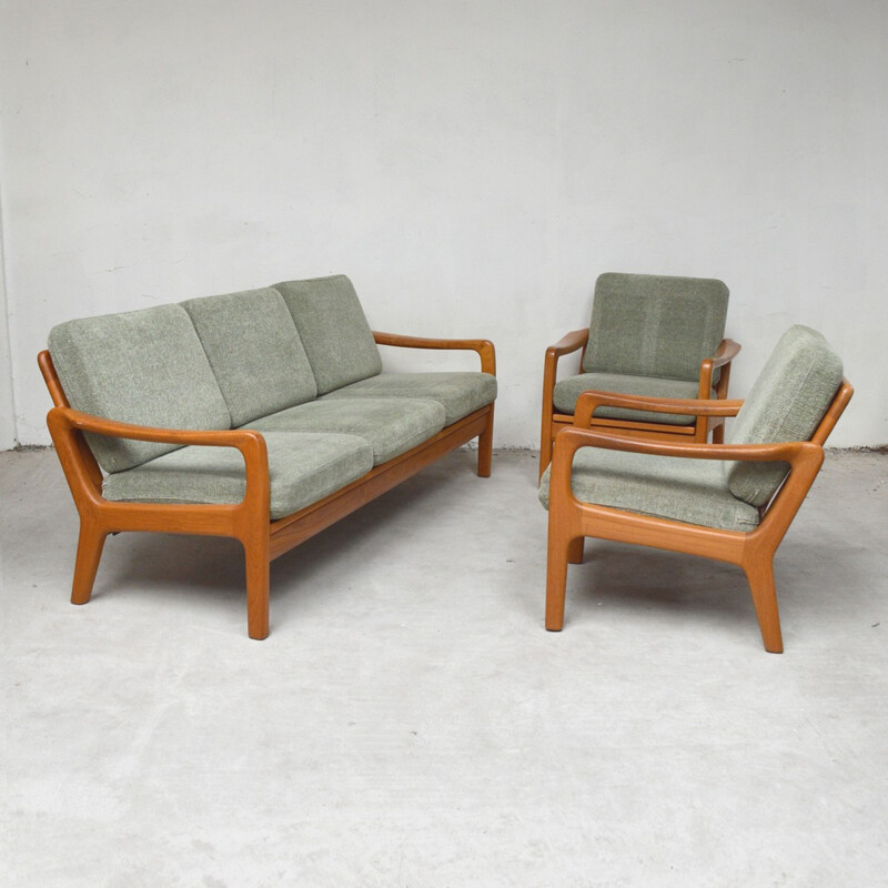 Danish Vintage Teak Lounge Set by Juul Kristensen - 1960s