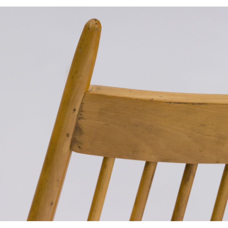 Vintage Wooden Rocking Chair from Finlad - 1960s