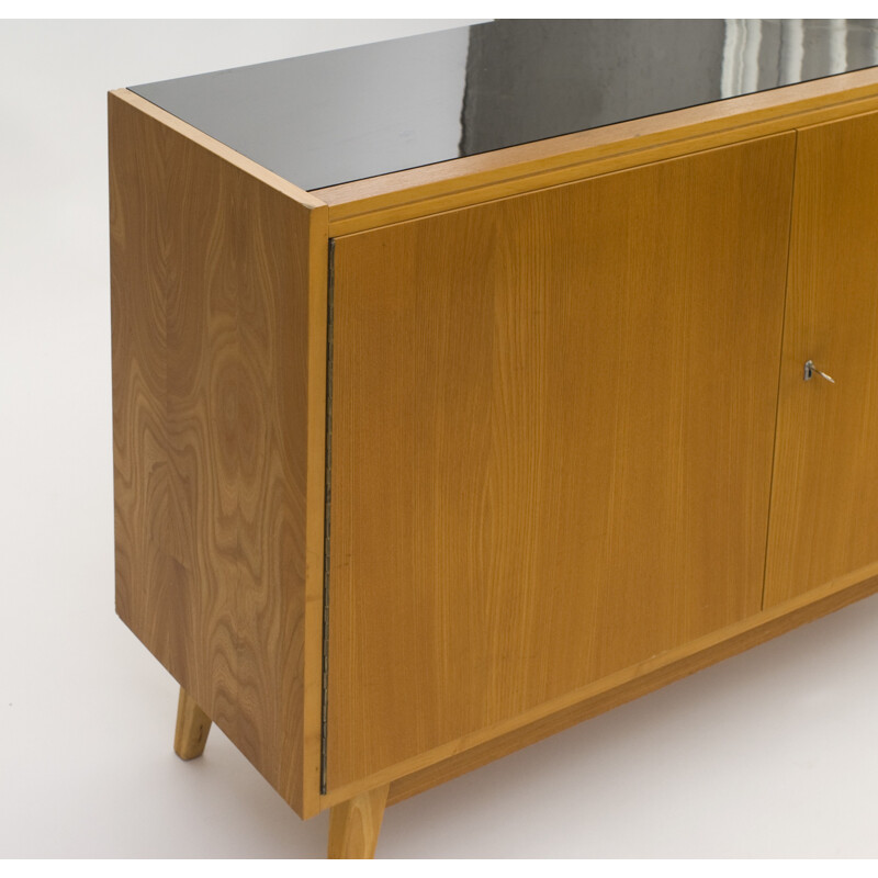 Sideboard made from opaxit and wood by Lišovský Nábytek - 1960s