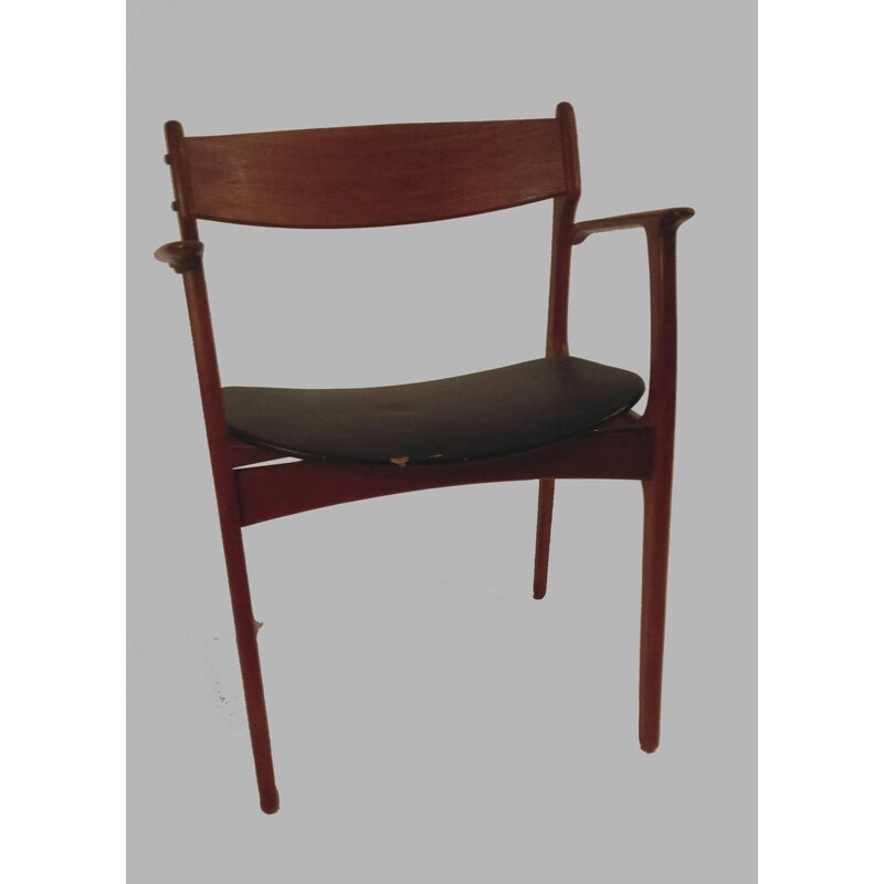 Vintage-Sessel aus Teakholz Modell 50 von Erik Buch, 1950