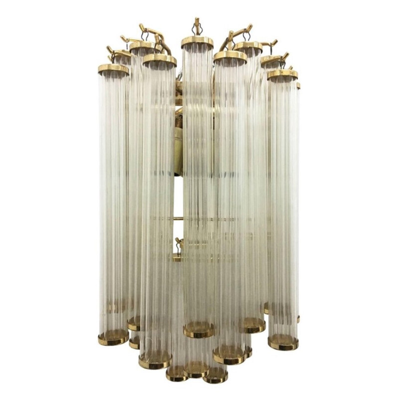 Vintage Italian Brass Wall Light by Gaetano - 1960s